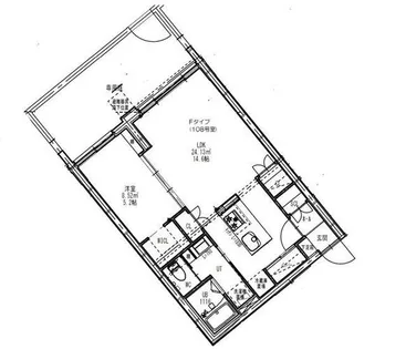 北海道札幌市東区北十七条東3丁目【マンション】の間取り