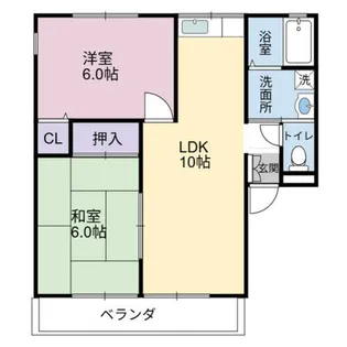 イーグルB【1階】の間取り