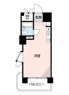 ロマネスク美野島【3階】の間取り