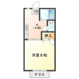 ロワール遠賀野【2階】の間取り