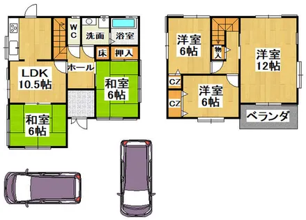 和歌山県橋本市高野口町応其【一戸建】の間取り