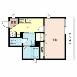 シャーメゾン竹屋町【202号室】の間取り