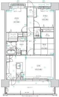 オーヴィジョン青山グランテラス【306号室】の間取り