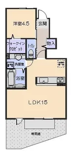 コンシェルジュ【1階】の間取り