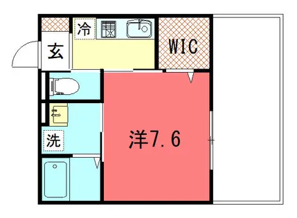 ノースガーデン【102号室】の間取り
