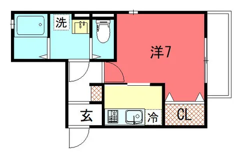 ノースガーデン【103号室】の間取り