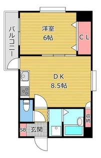 サンビルダー三宮【2階】の間取り