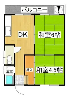 三興マンション【201号室】の間取り