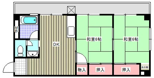橋本第一マンション【301号室】の間取り