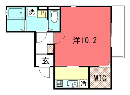 ノースガーデン【203号室】の間取り