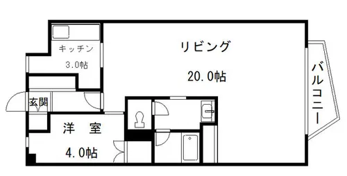 インペリアル札幌【311号室】の間取り