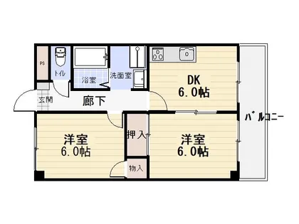 サンロイヤルエス【2階】の間取り