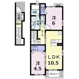 ベル・メゾン【2階】の間取り