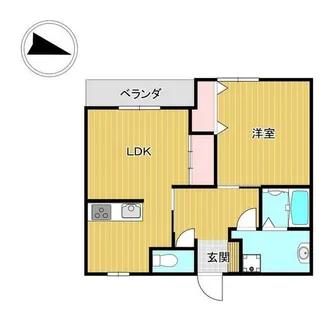 みやけアパート【7号室】の間取り