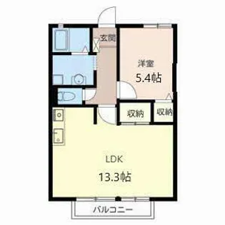 大阪府大阪市東淀川区豊里3丁目【アパート】の間取り