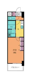 1Kの間取り画像