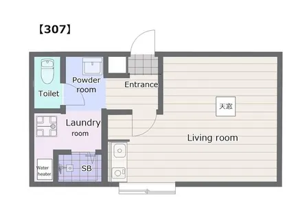 京都府亀岡市篠町王子市原【マンション】の間取り
