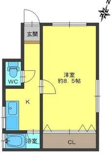 藤川文化【1階】の間取り
