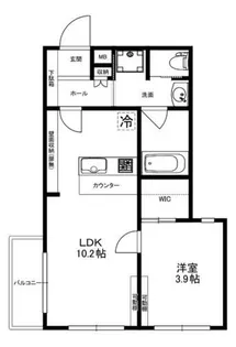 兵庫県西宮市津門大箇町【マンション】の間取り