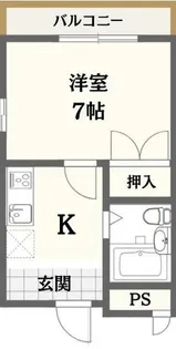 京都府京都市伏見区深草鳥居崎町【マンション】の間取り