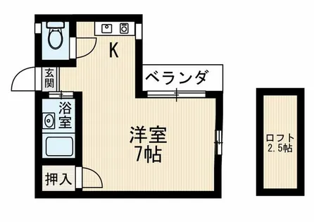 福岡県福岡市博多区諸岡6丁目【アパート】の間取り