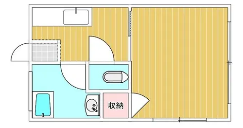 春吉1丁目 アパート【6号室】の間取り