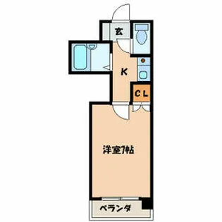 GODDESS【3階】の間取り