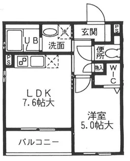 ローズガーデン【2階】の間取り