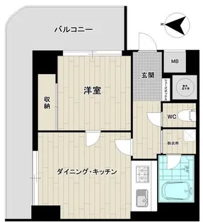 天満橋ニュースカイハイツ【5階】の間取り