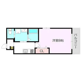 リアコート高井田中央WEST【4階】の間取り