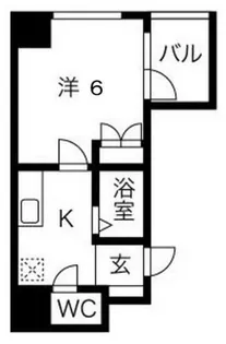 casa桜・千種【605号室】の間取り
