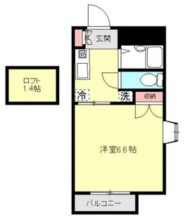 ナチュルシーブリーズB棟【2階】の間取り
