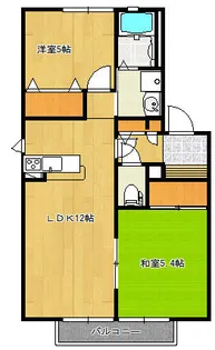 フレグランスYMCA【101号室】の間取り