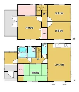 兵庫県姫路市西庄【一戸建】の間取り