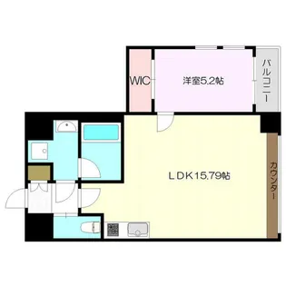 大阪府東大阪市長田中1丁目【マンション】の間取り