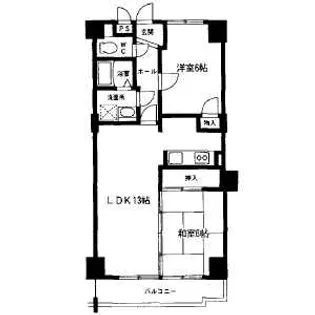 サンシティ千代田B棟【703号室】の間取り