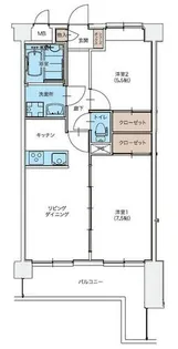 LEON篠崎【3階】の間取り
