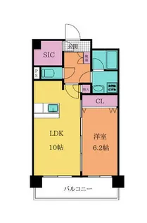 LEON篠崎2番館【3階】の間取り