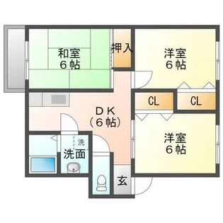 カーサエスペラール【1-B号室】の間取り