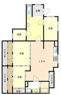 愛媛マンション【2階】の間取り