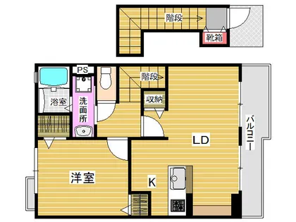 アルカンシエル【2階】の間取り