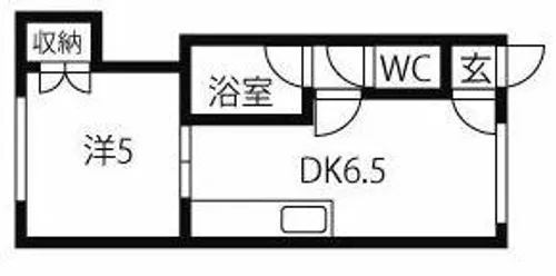 栄通クラブハイツ【2階】の間取り
