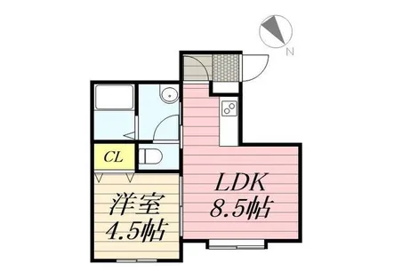 パークハイツ白石中央【2階】の間取り