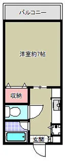 リバーウエスト宝塚【5階】の間取り