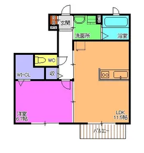 空KUU【1階】の間取り