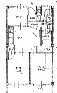 エルム下松【103号室】の間取り
