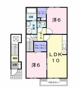 ベル・コリーヌⅢ【205号室】の間取り