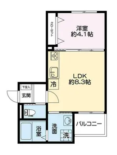 T-Regno×BSF-Gaia【Ⅰ-203号室】の間取り