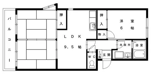 ガーデンハウス88【110号室】の間取り