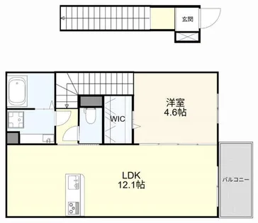 ラヴィベール【2階】の間取り